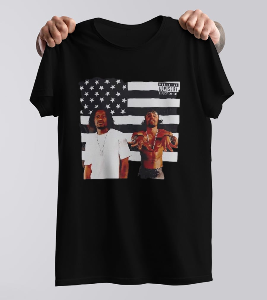 OutKirk Kirk X Floyd American Flag Explicit Content T-Shirt
