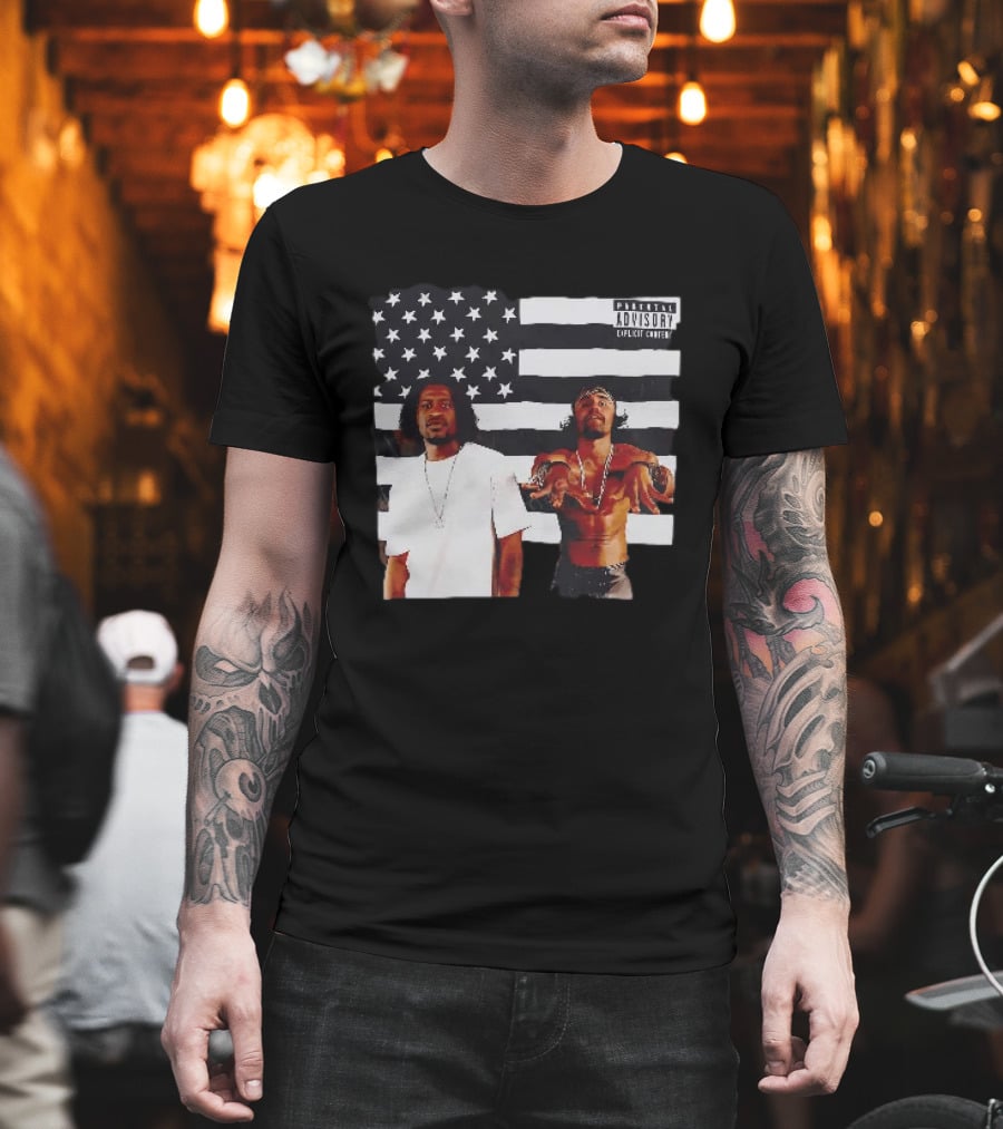 OutKirk Kirk X Floyd American Flag Explicit Content T-Shirt