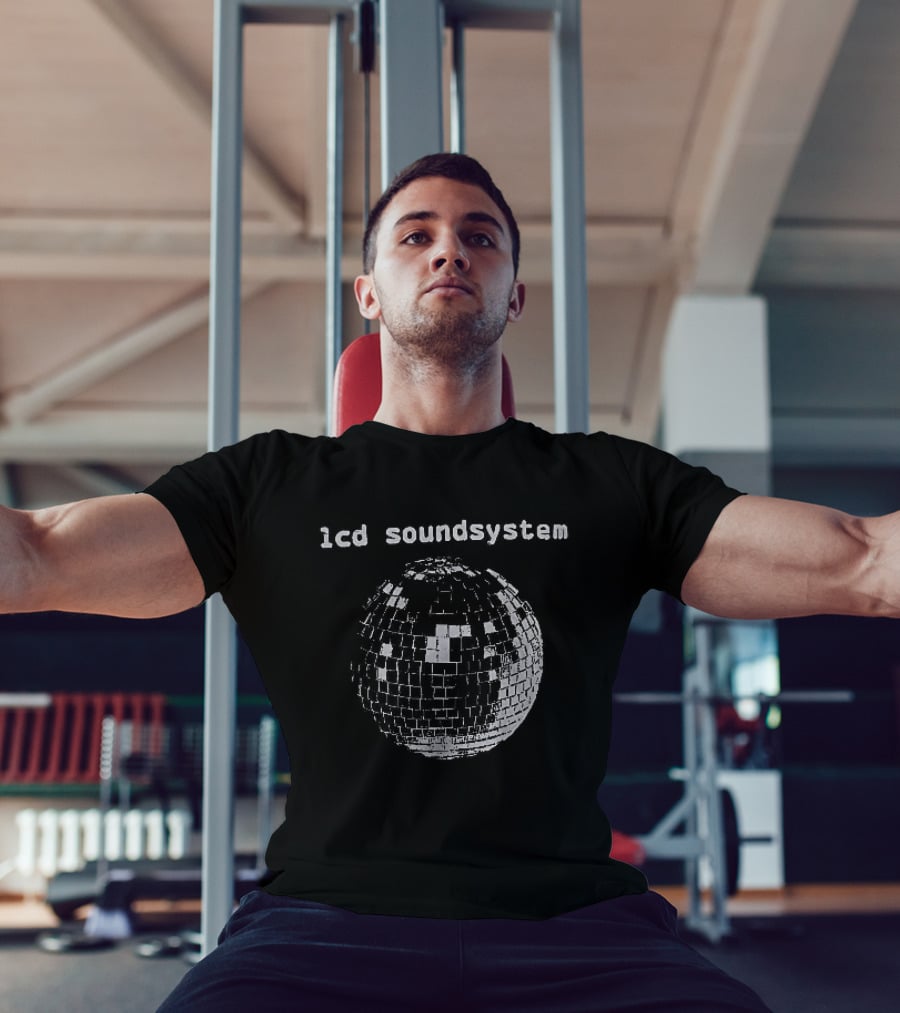 LCD Soundsystem Disco Ball Music Icon Reflective Sphere T-Shirt