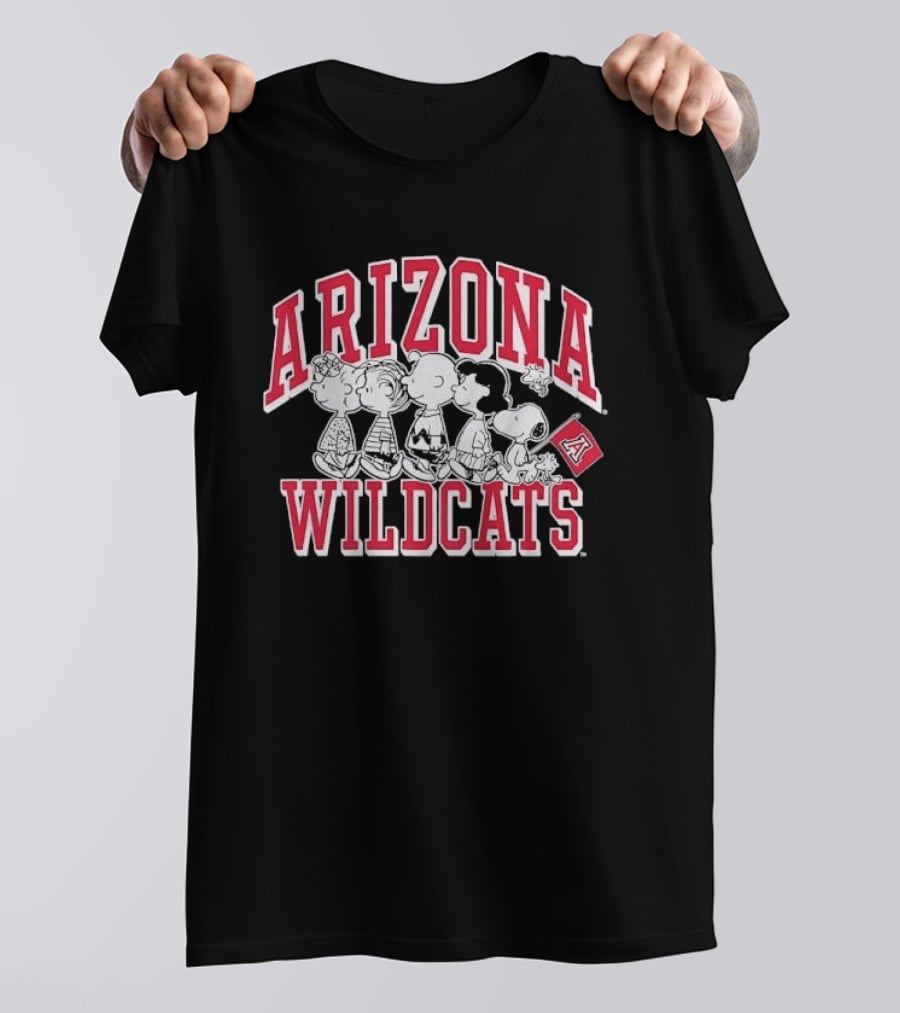 Peanuts Arizona Wildcats The Gang Collaboration T-Shirt