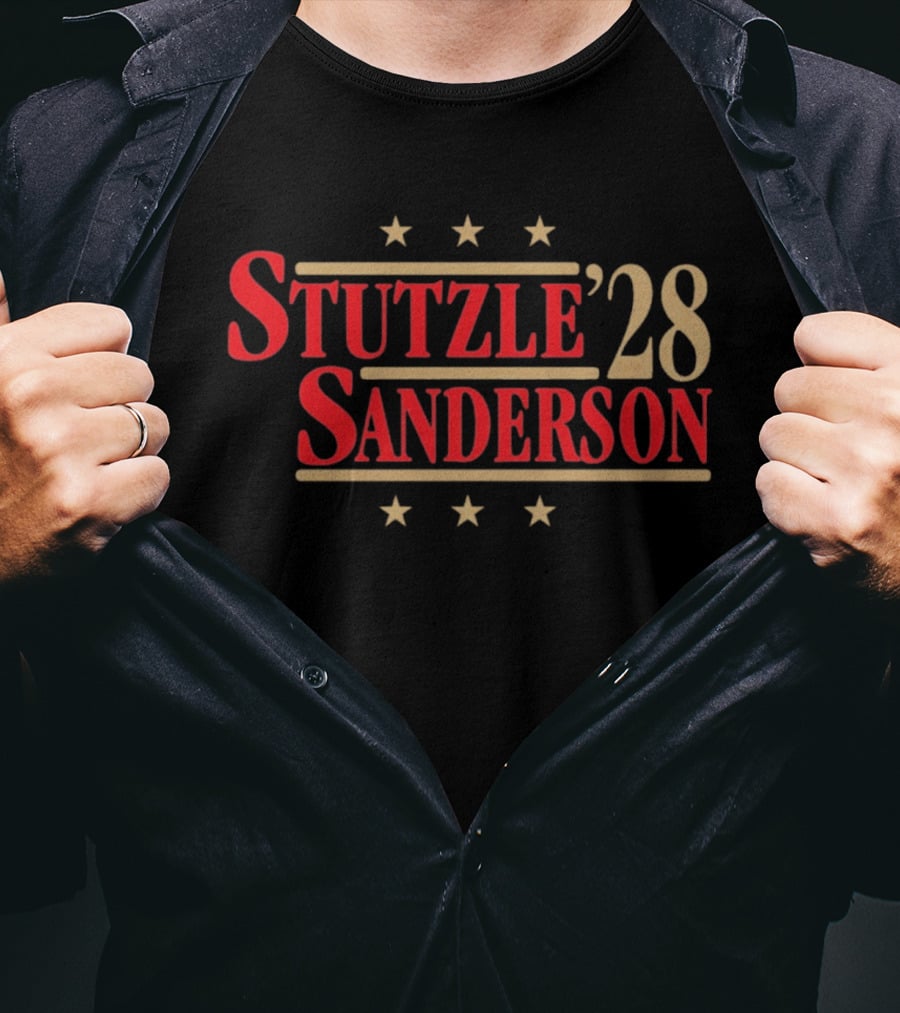 Stutzle Sanderson '28 Stars Ottawa Senators T-Shirt