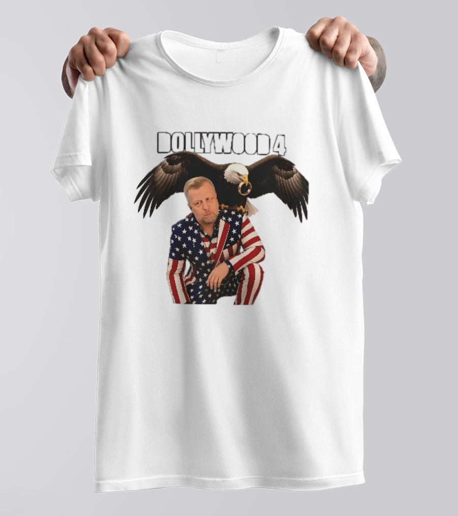 Dollywood 4 American Flag Suit Bald Eagle Ring T-Shirt