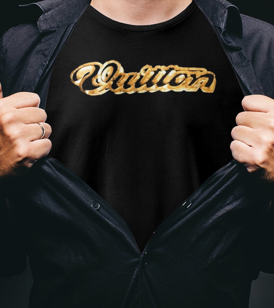 50 Cent Vuitton 3D Gold T-Shirt