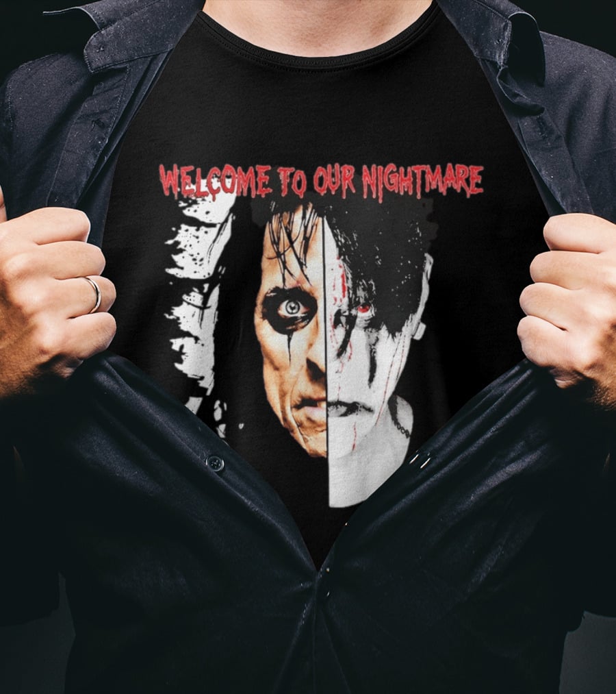 Welcome To Our Nightmare Alice Cooper Criss Angel Collaboration T-Shirt
