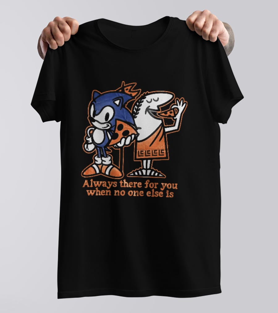 Sonic And Snoopy Always There For You When No One Else Is T-Shirt