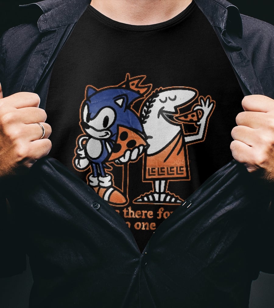 Sonic And Snoopy Always There For You When No One Else Is T-Shirt
