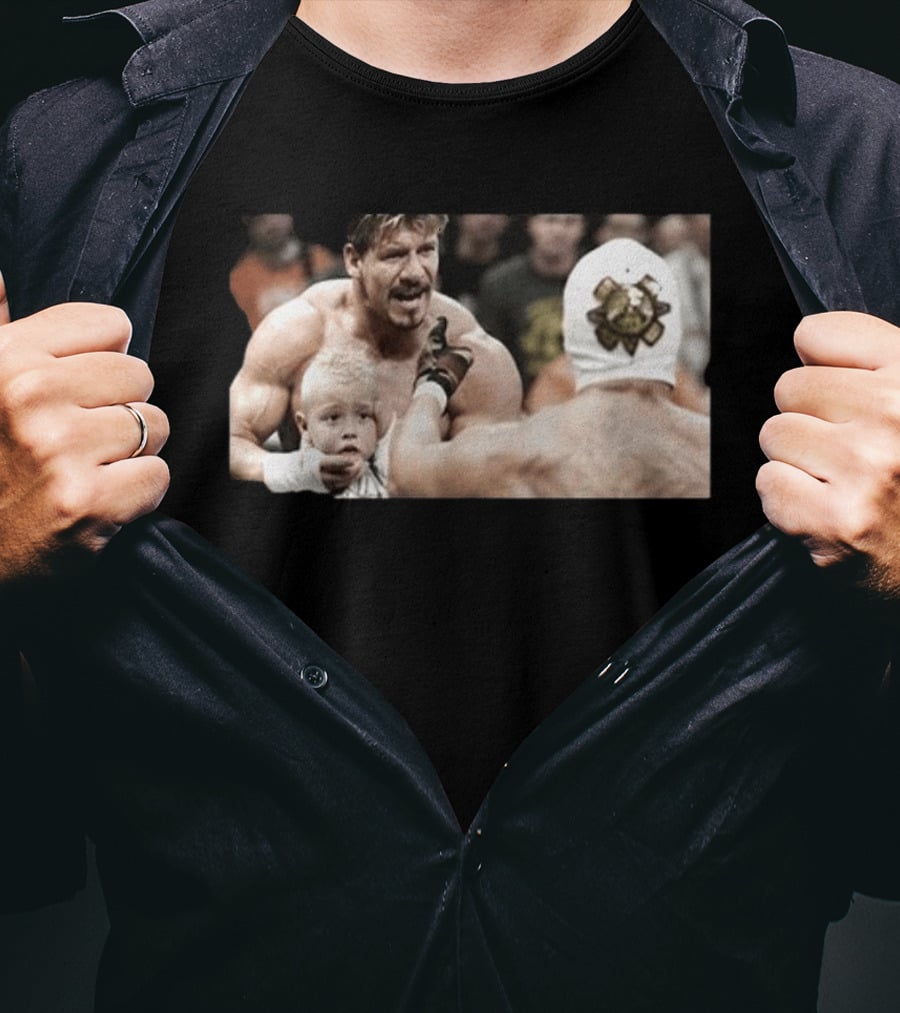 Bad Bunny Southern Tackle Apple Vintage Wrestling Match Iconic WWE Scene T-Shirt