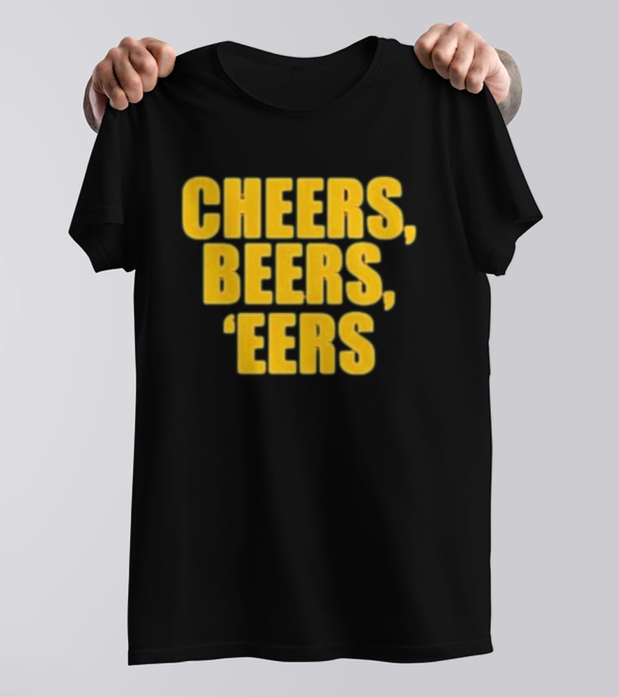 Cheers Beers 'Eers West Virginia Mountaineers NCAA Tailgate Party T-Shirt