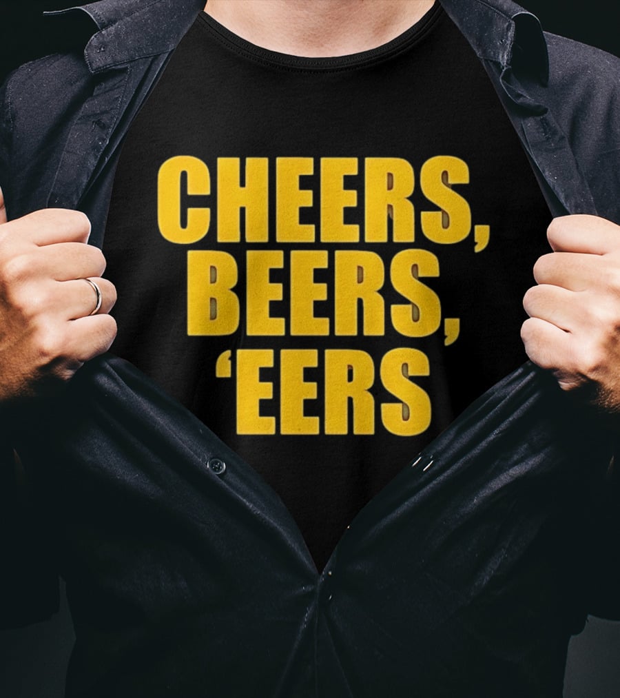 Cheers Beers Eers West Virginia Mountaineers Fans Celebration T-Shirt