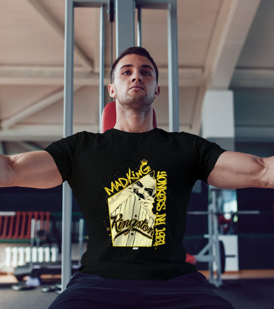 Eddie Kingston Mad King Yonkers NY 1981 Kingston AEW T-Shirt