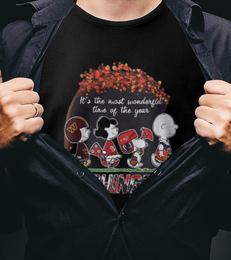 It’s The Most Wonderful Time Of The Year Washington Peanuts T-Shirt