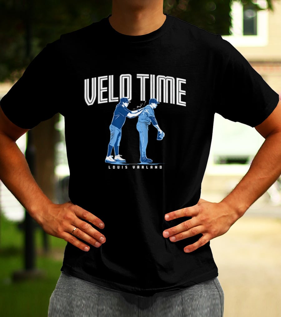 Velo Time Louis Varland Toronto Baseball T-Shirt