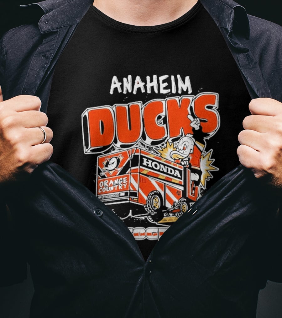 Anaheim Ducks Orange County Honda Fly Together T-Shirt
