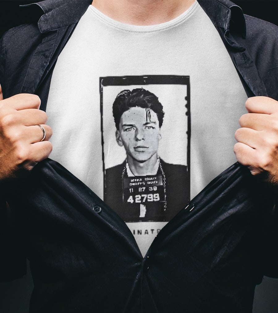 Bergen County Sheriffs Office 11 27 38 42799 Sinatra Shot T-Shirt