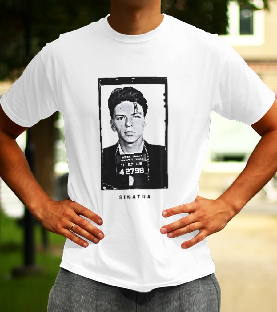 Bergen County Sheriffs Office 11 27 38 42799 Sinatra Shot T-Shirt