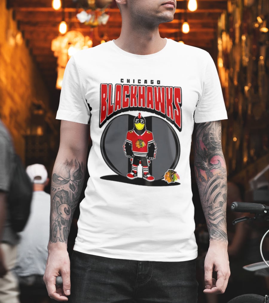 Chicago Blackhawks Mania NHL 2026 Mascot Hockey Fan Gear T-Shirt