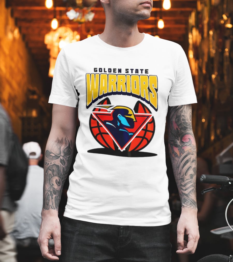 Golden State Warriors NBA 2026 Mania Retro Logo Basketball T-Shirt