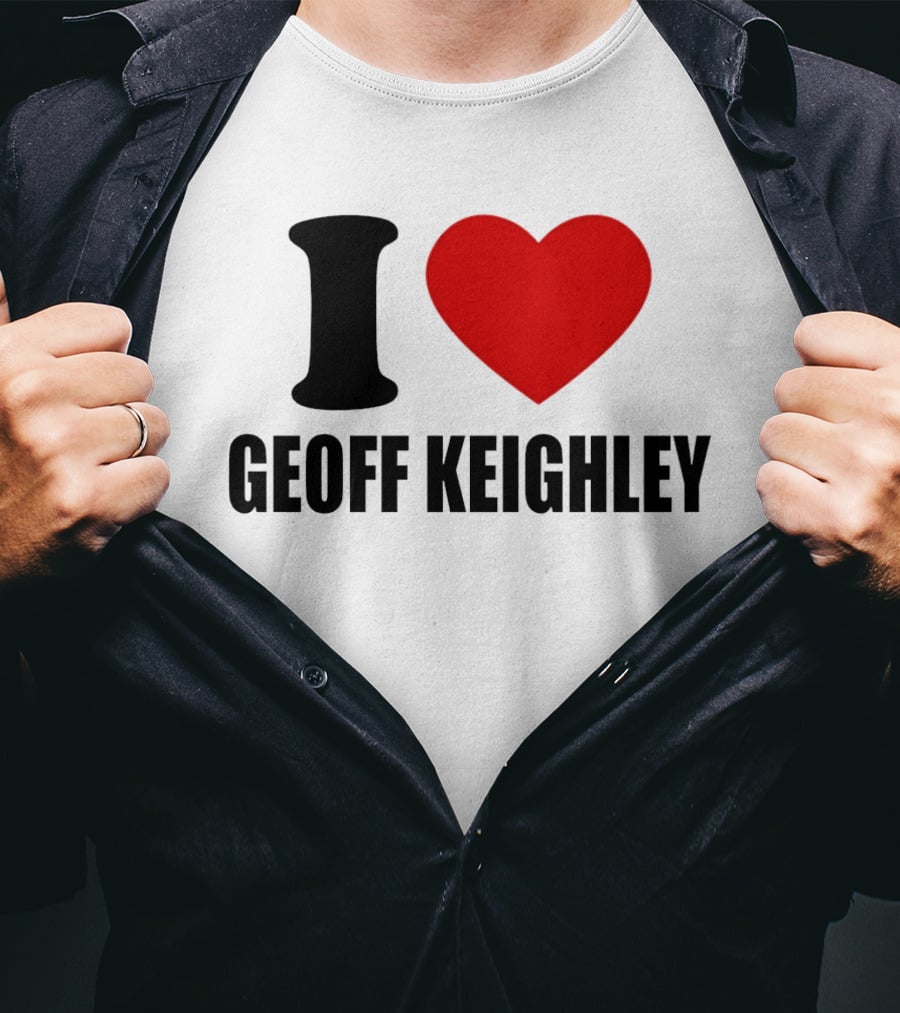I Love Geoff Keighley Red Heart T-Shirt