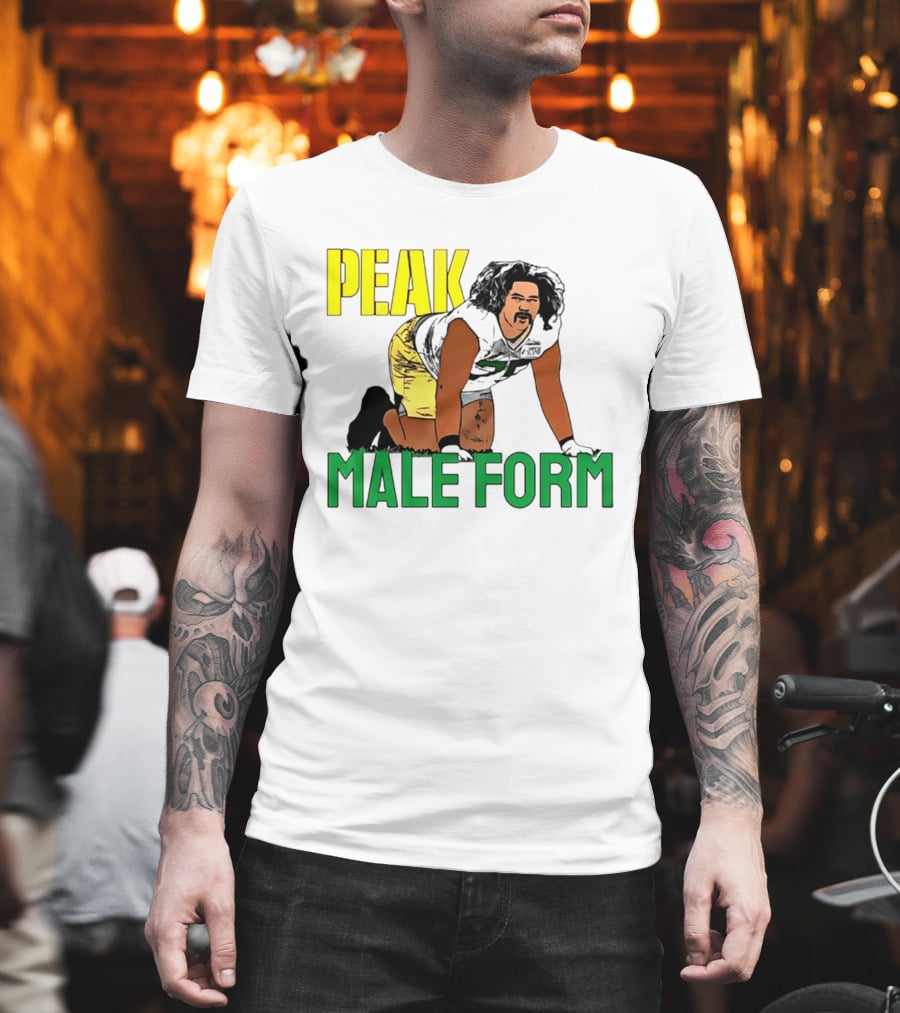 Sean Rhyan Peak Male Form Green Bay Packers Football T-Shirt