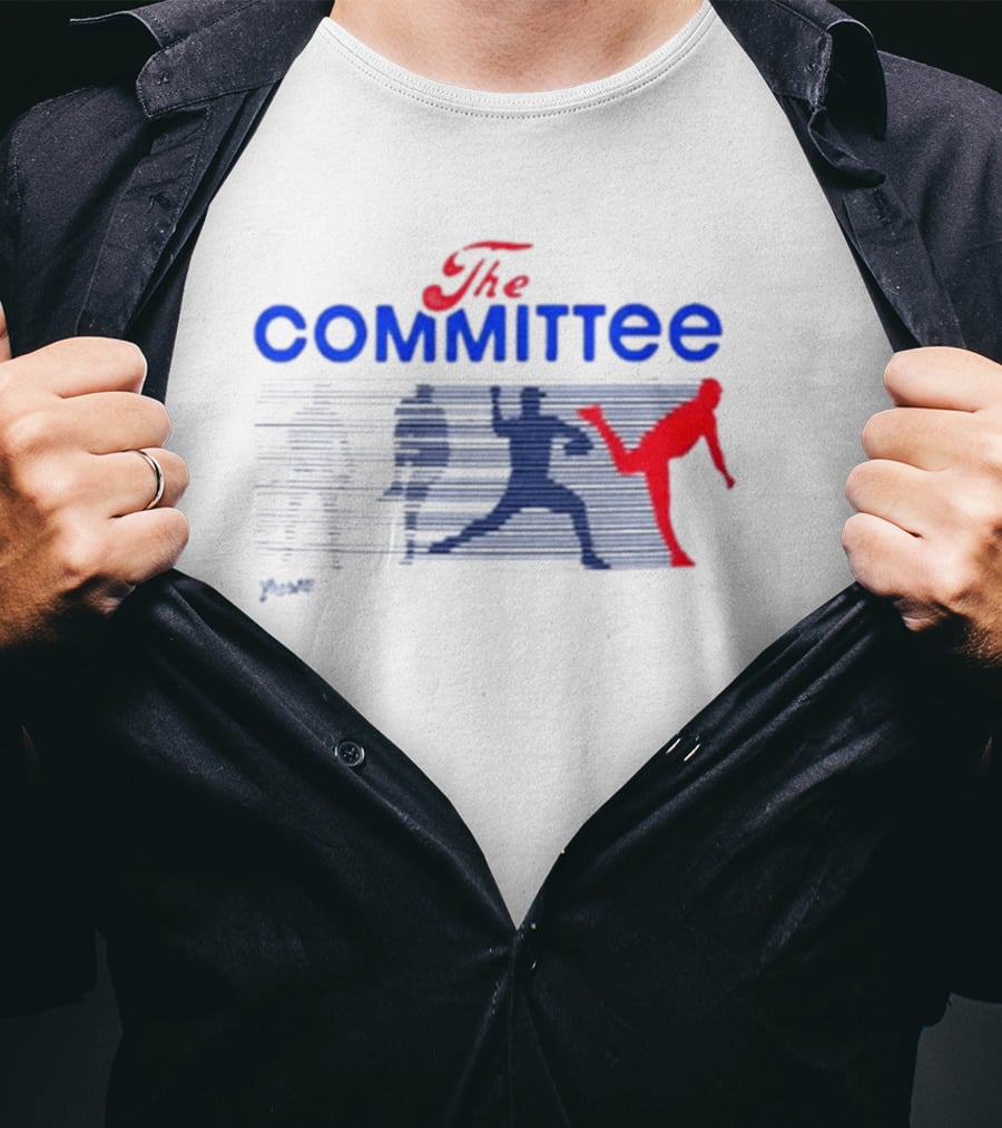 The Committee Pitching Evolution Baseball Journey T-Shirt