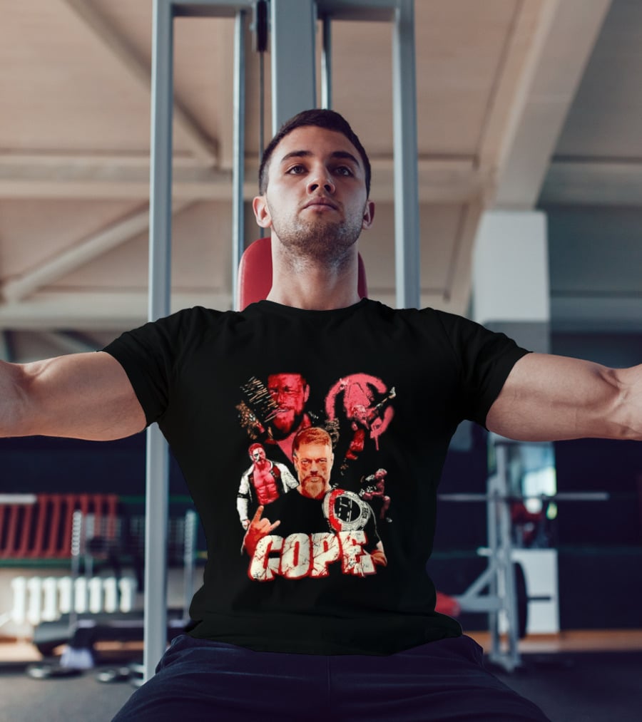 Adam Copeland Wrestling Pose Cope AEW Iconic Red T-Shirt