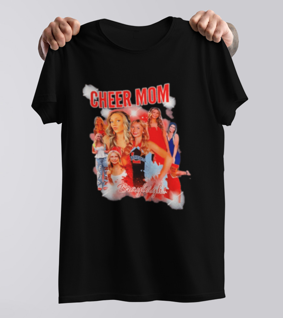 Cheer Mom Brayleigh Warriors Spirit Squad T-Shirt