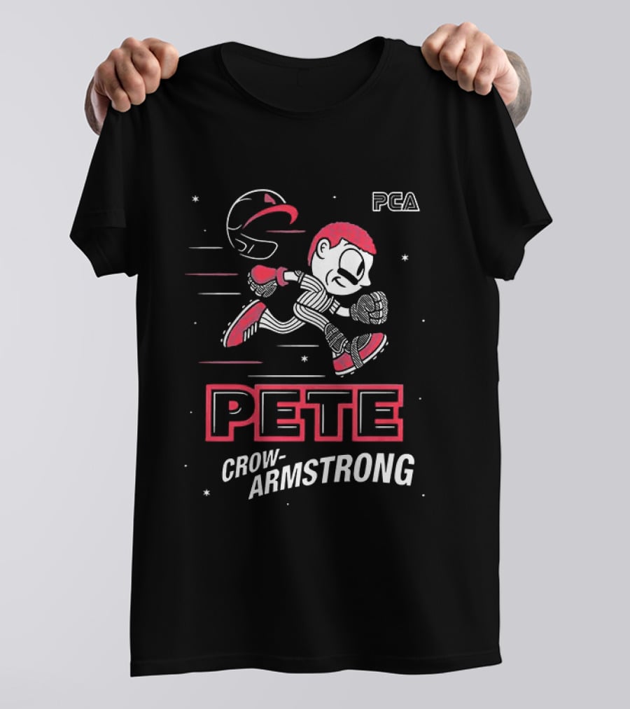 PCA Pete Crow Armstrong Super Speed Video Game Numbers T-Shirt