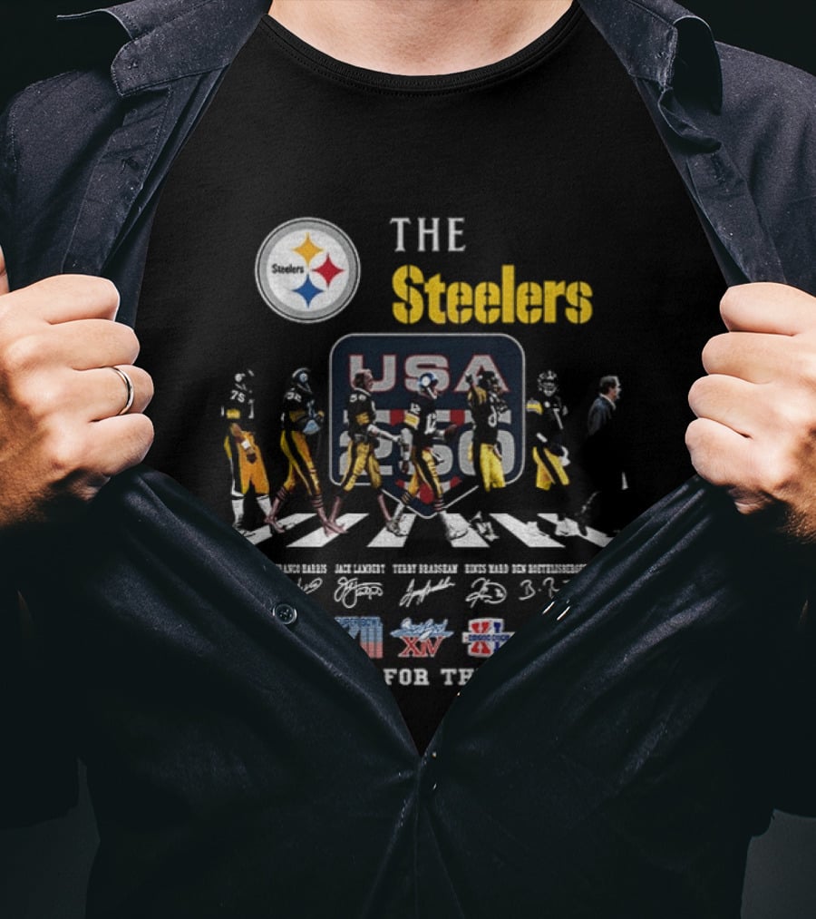 The Steelers Legends USA Super Bowl Thank You For The Memories T-Shirt