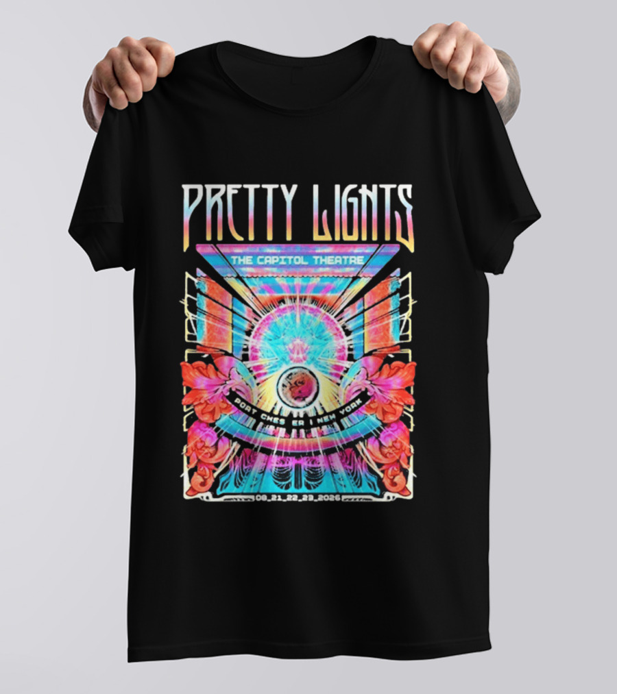 Pretty Lights The Capitol Theatre Port Chester NY August 21 23 2026 T-Shirt