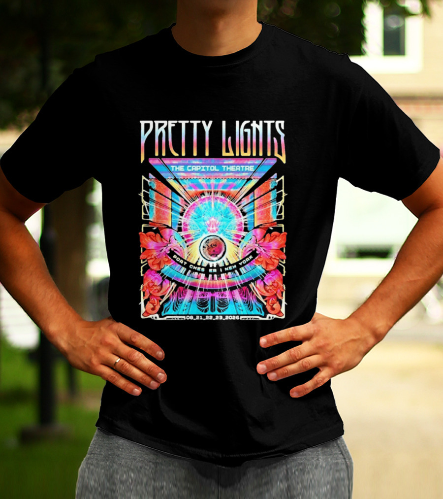 Pretty Lights The Capitol Theatre Port Chester NY August 21 23 2026 T-Shirt