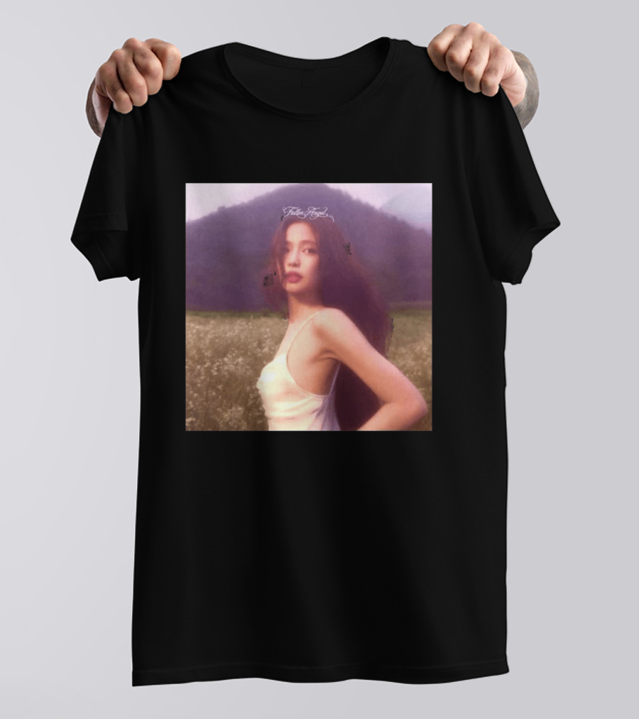 Jennie Fallen Angel EP Cover Photo Mountain Field Scene T-Shirt