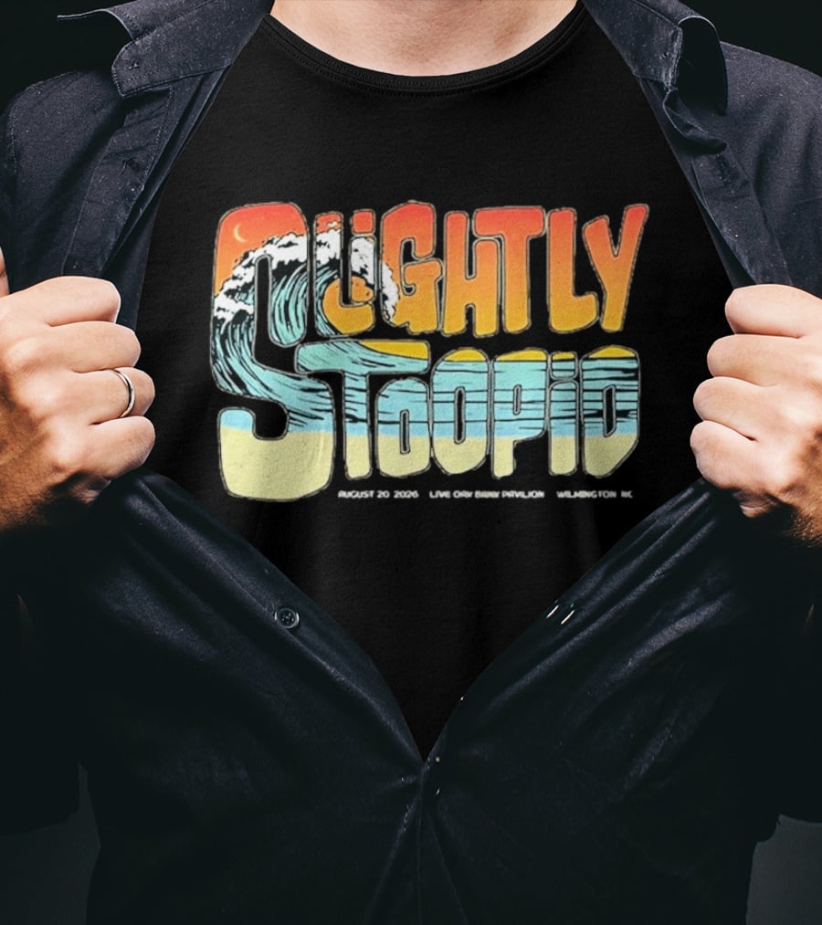 Slightly Stoopid August 20 2026 Live At Live Oak Bank Pavilion Wilmington NC T-Shirt