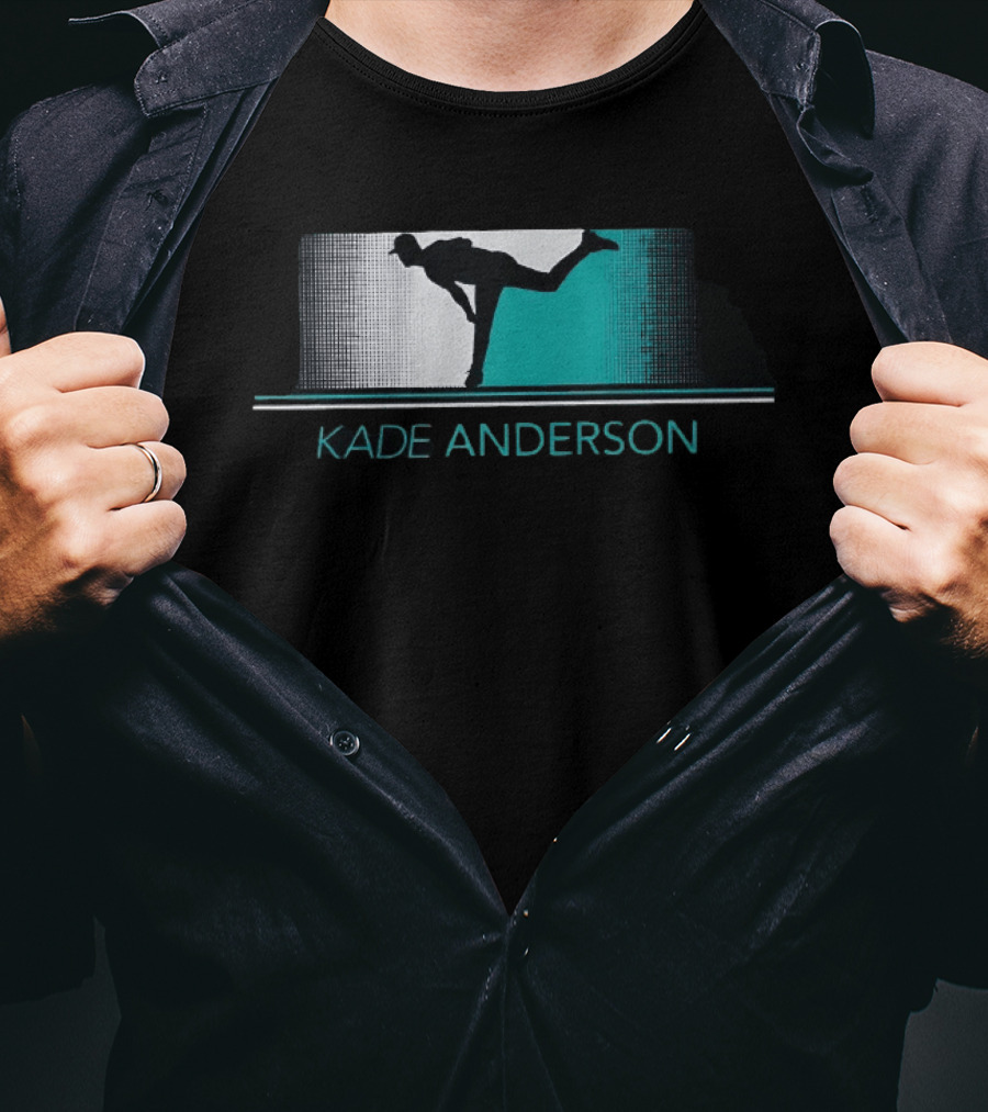 Kade Anderson Seattle Mariners Baseball Silo Stripe 2026 T-Shirt