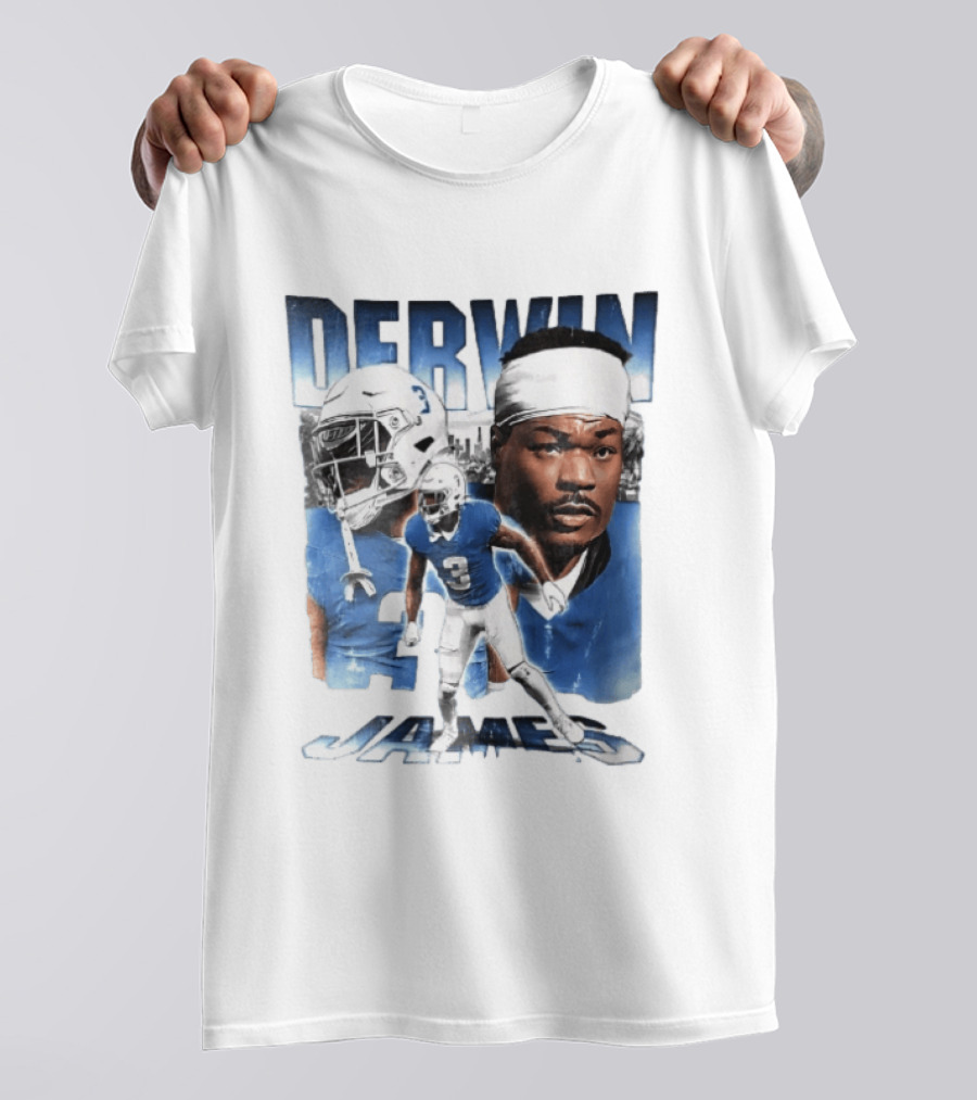 Derwin James Football Photo Collage Skyline Bootleg T-Shirt