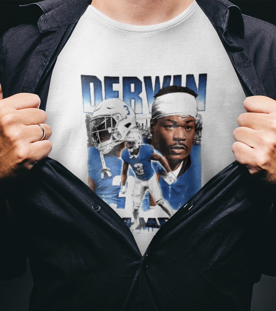 Derwin James Football Photo Collage Skyline Bootleg T-Shirt