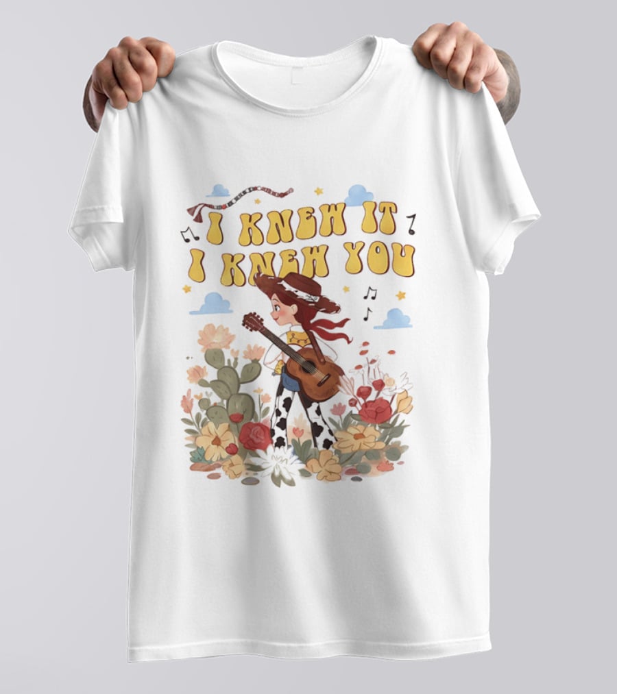 I Knew It I Knew You Jessie Toy Story Floral Adventure T-Shirt