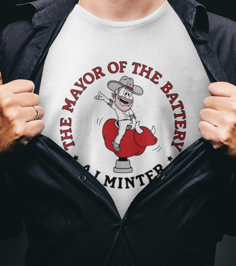 Jesse Chavez The Mayor Of The Battery A.J. Minter T-Shirt
