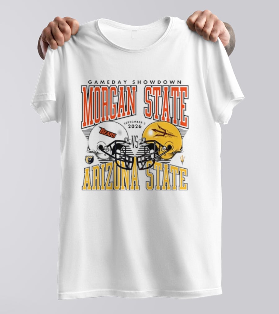 Gameday Showdown Morgan State Bears Vs Arizona State 2026 T-Shirt