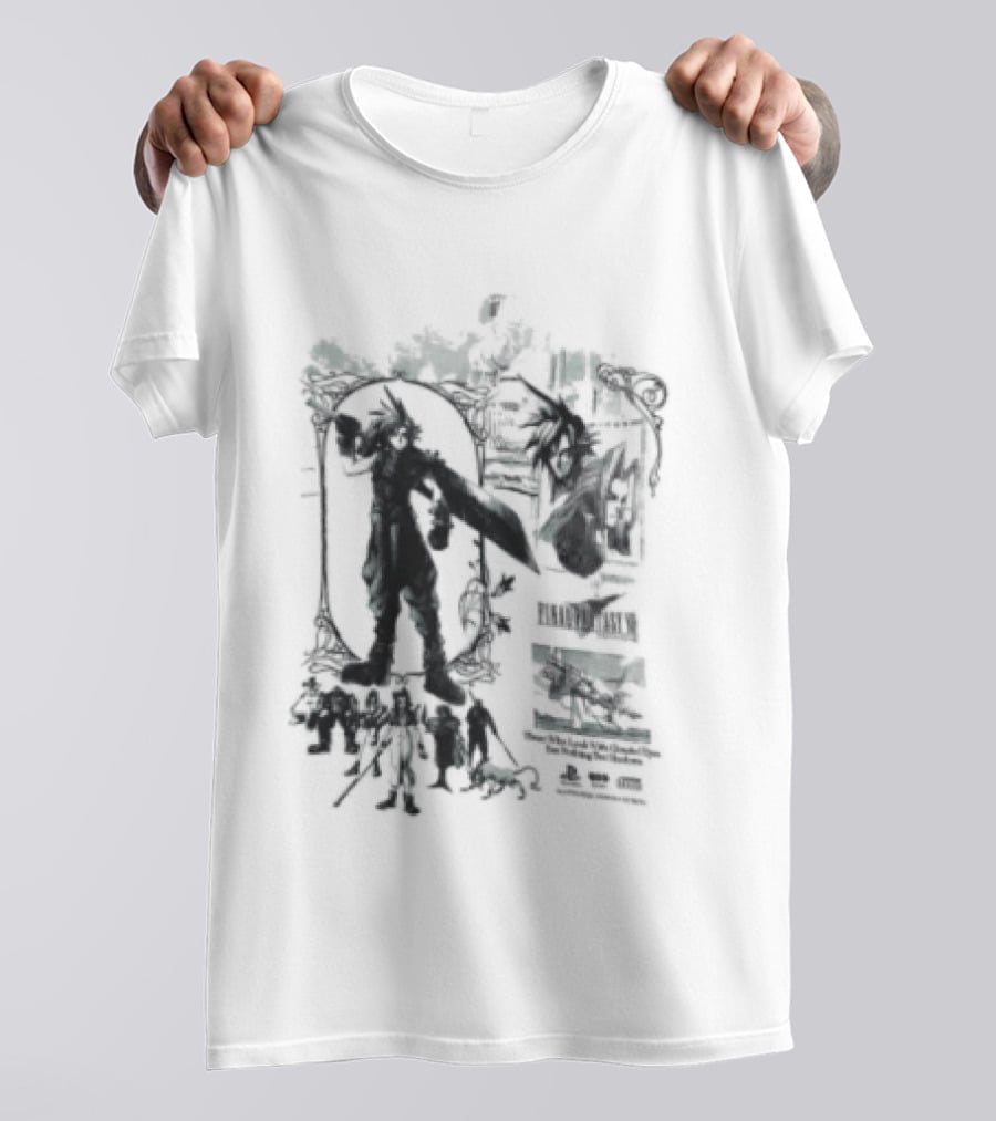 Clouded Eyes Shadows Final Fantasy VII Vintage Aesthetic T-Shirt
