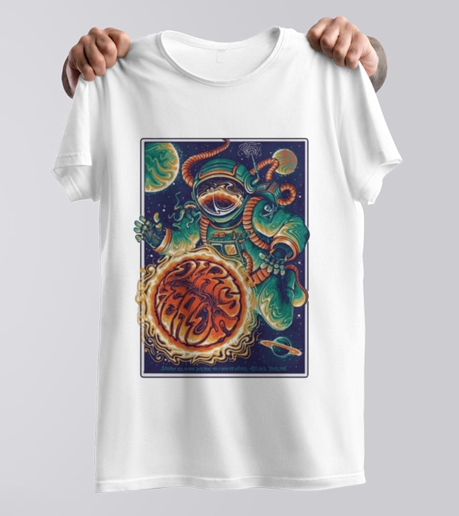Dirty Heads Cosmic Astronaut Tour The Woodlands TX 8 23 2026 Psychedelic Space Adventure T-Shirt