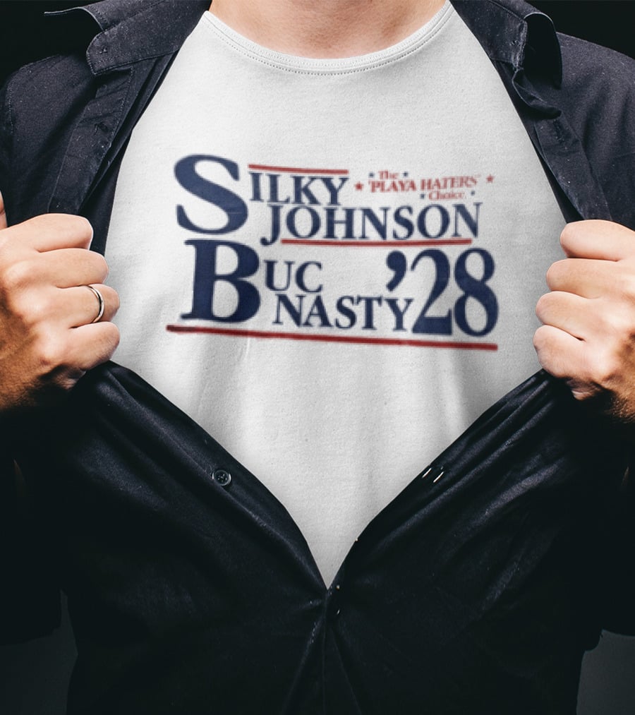Silky Johnson Buc Nasty 28 The Playa Haters Choice T-Shirt