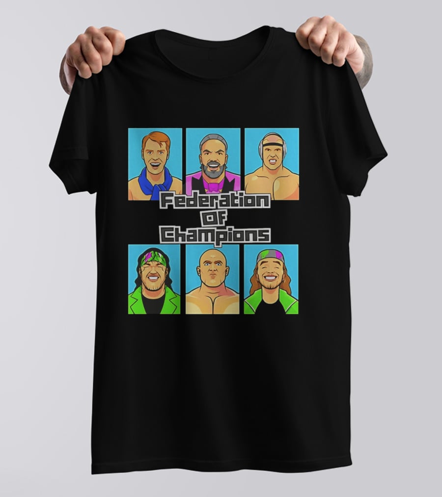 Federation Of Champions Wrestling Legends T-Shirt