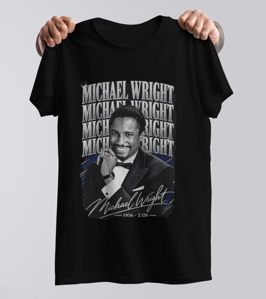 Michael Wright 1956 2026 Commemorative T-Shirt