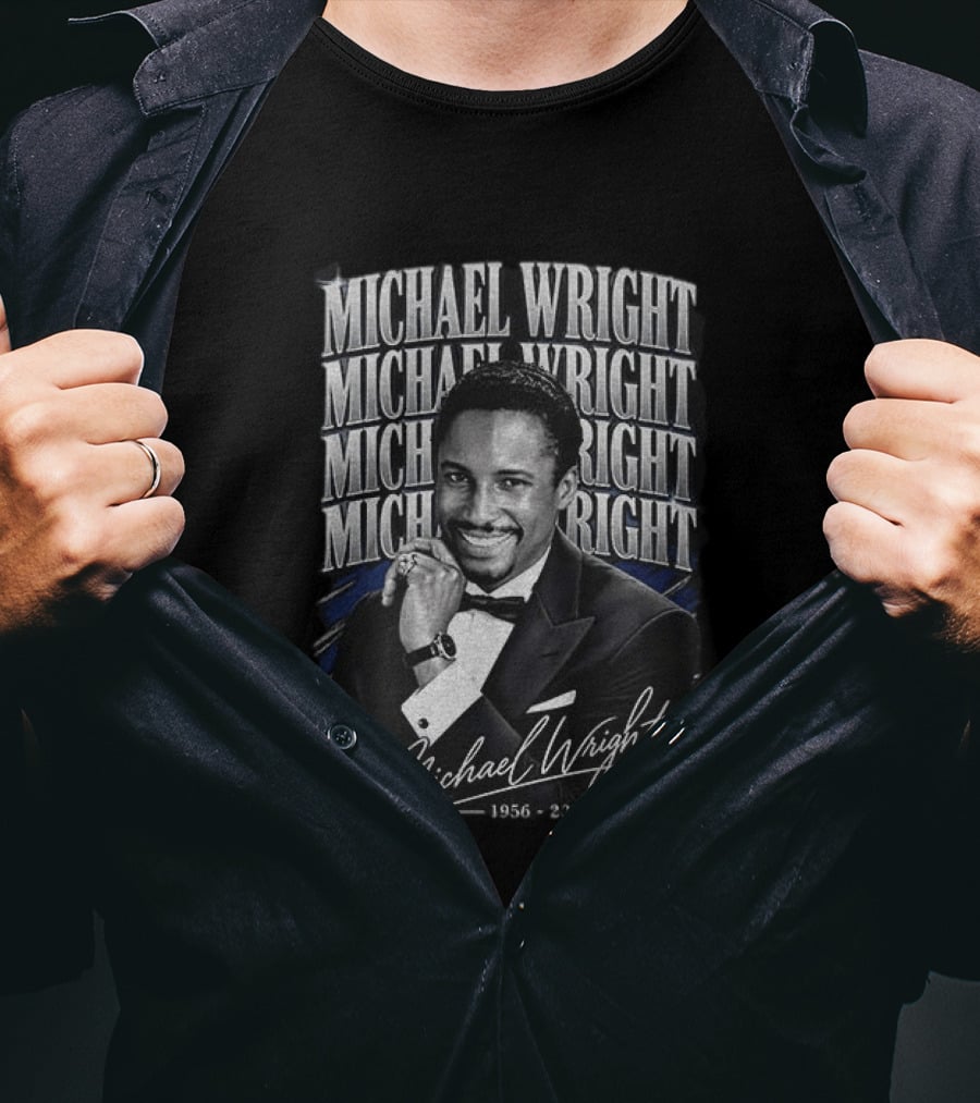 Michael Wright 1956 2026 Commemorative T-Shirt