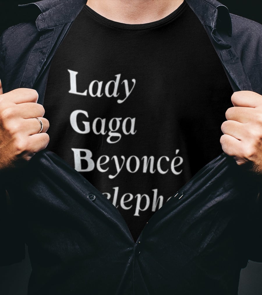 Lady Gaga Beyoncé Telephone LGBT Pride T-Shirt