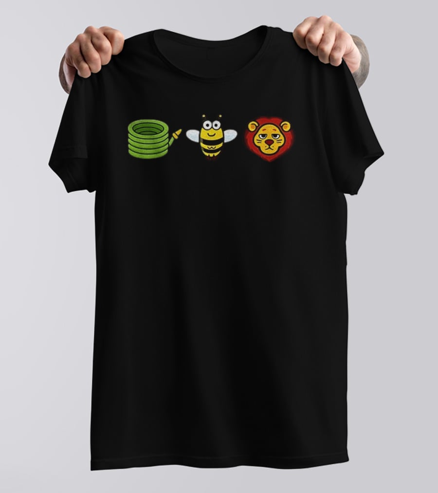 Bee Lion Hose Emoji Icons Collection T-Shirt