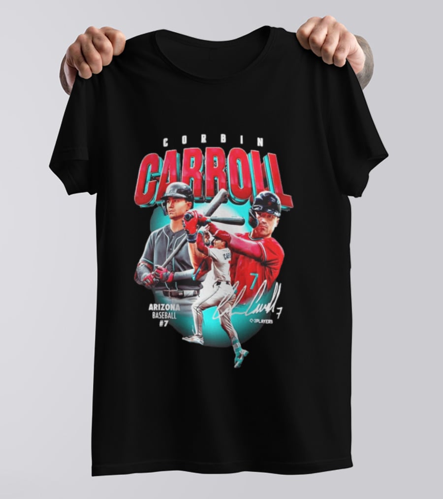Corbin Carroll Arizona Baseball #7 C Players T-Shirt