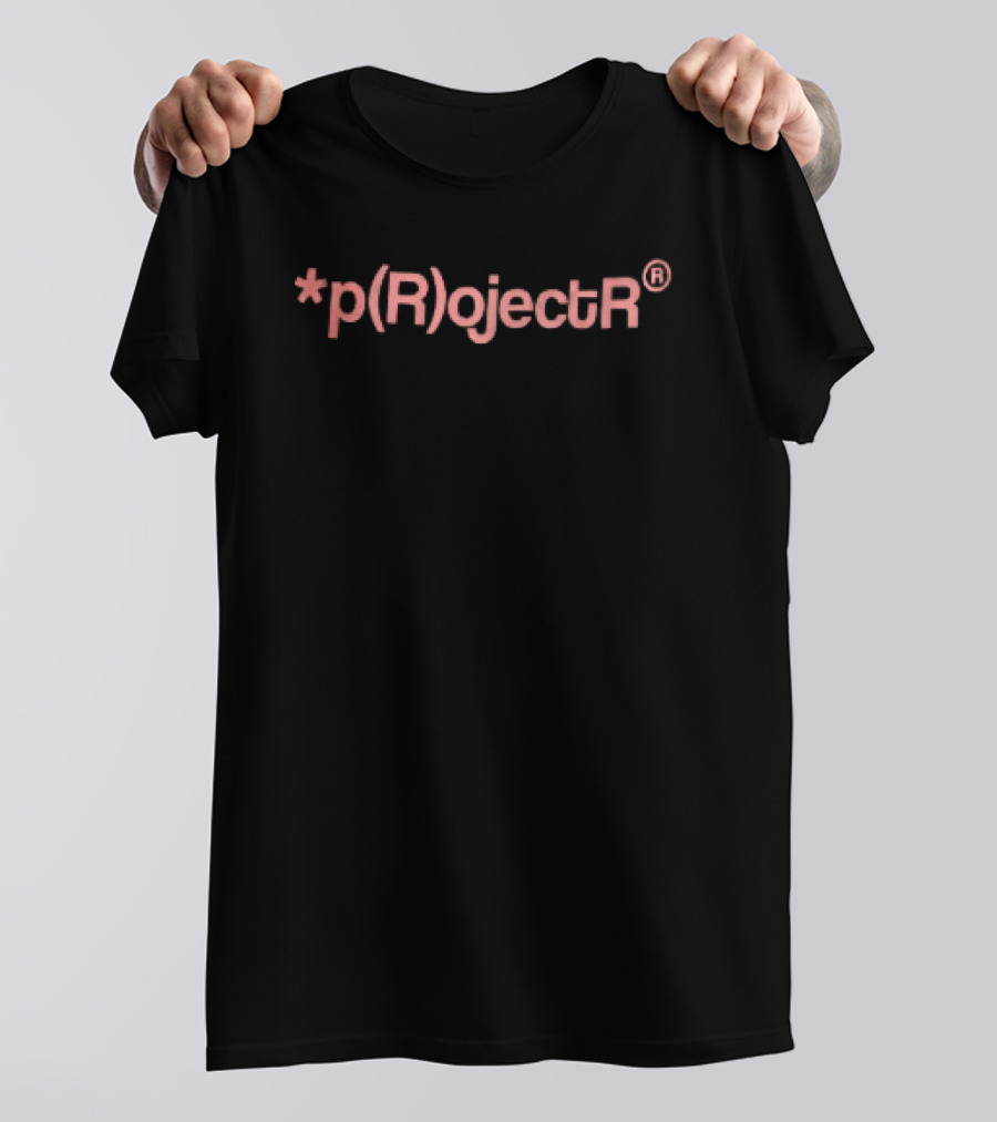 P R Oject Pink Clay Molded Aesthetic T-Shirt