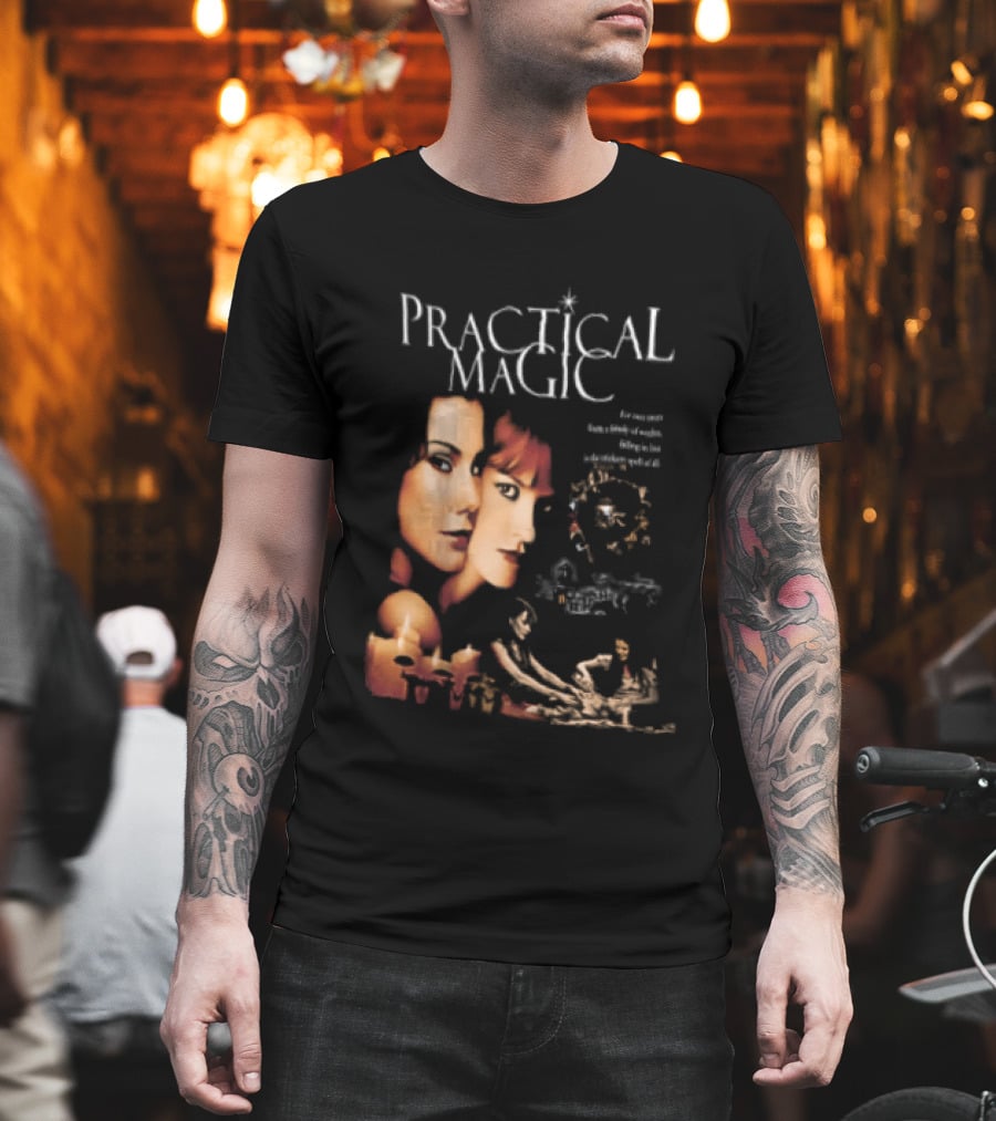 Practical Magic Movie Faces With Mystical T-Shirt