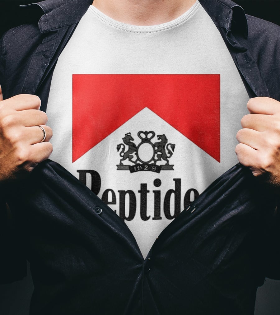 Peptides 1929 Red Marlboro T-Shirt